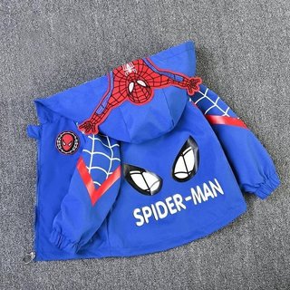 Áo Khoác Chống Nắng Trẻ Em Siêu Nhện SUPERMAN 4 Mùa Áo Khoác Gió Bé Trai Bé Gái Cản Gió 6-40Kg