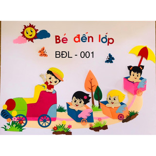 bé đến lớp mẫu nỉ (lưu ý để chọn mẫu)