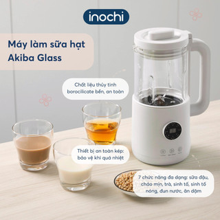 Máy làm sữa hạt đa năng, máy xay cầm tay Inochi -  nấu sữa hạt,làm sữa đậu nành,nấu cháo ăn dặm
