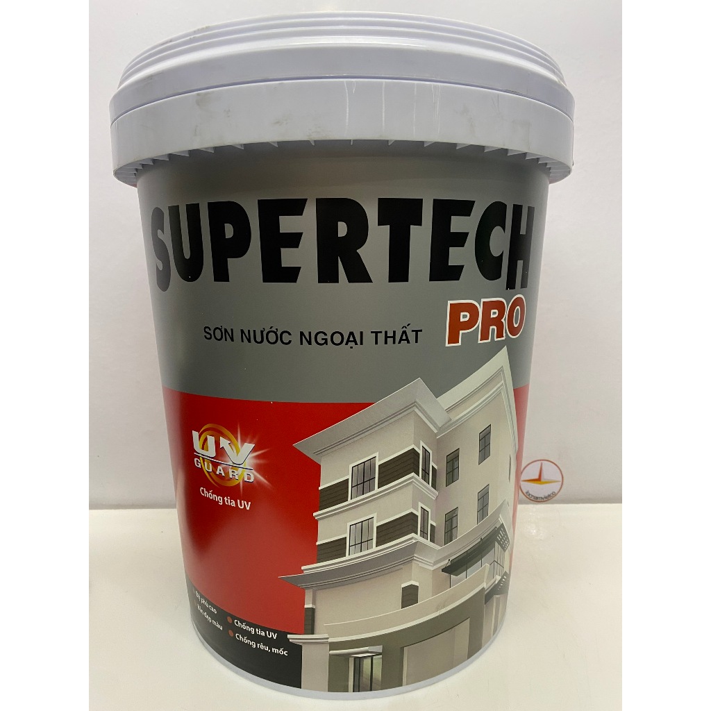 Sơn nước Toa Supertech ngoại thất màu xám 8274 _18L | Shopee Việt Nam