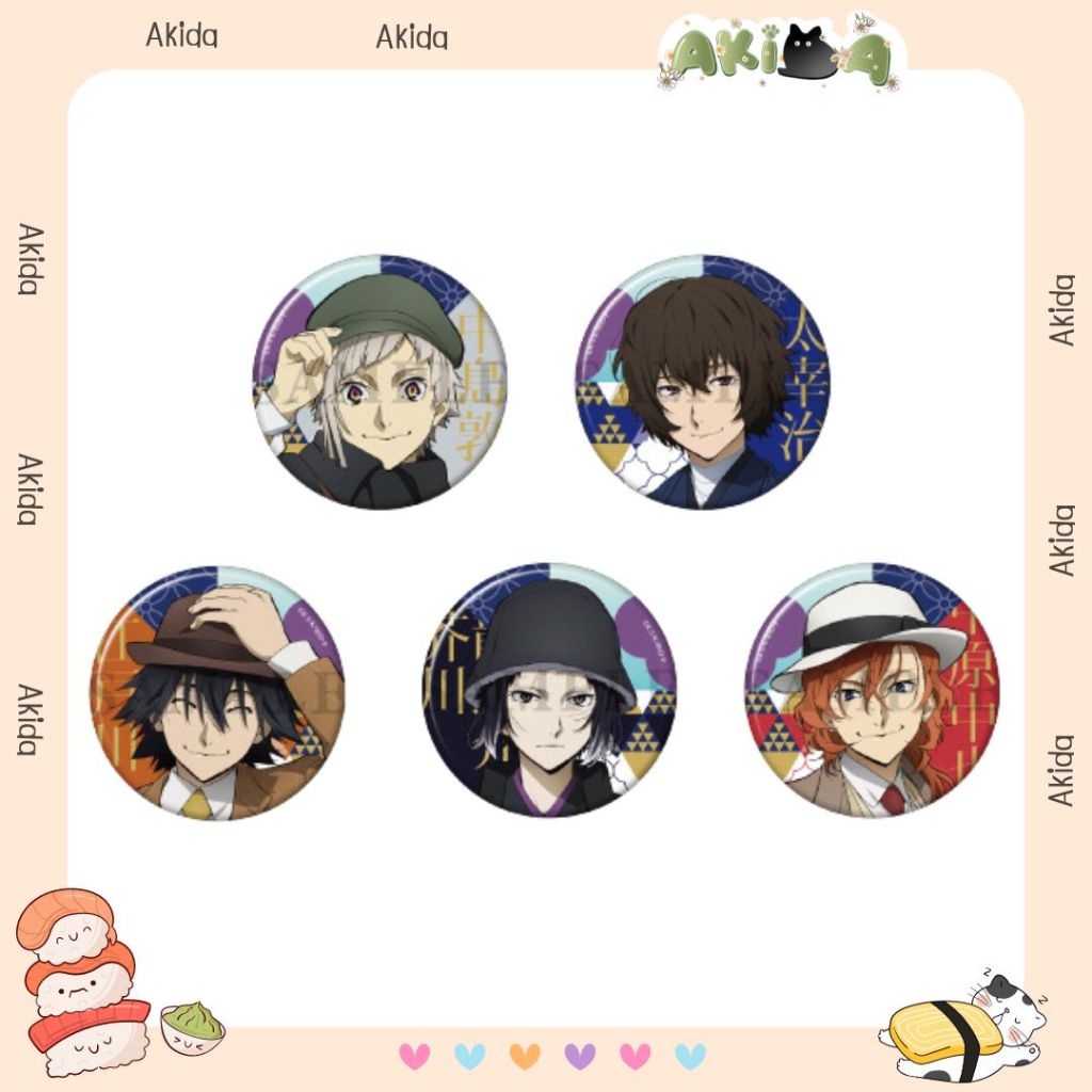 [Akida] Badge - ver high color - Bungo stray dogs | Shopee Việt Nam