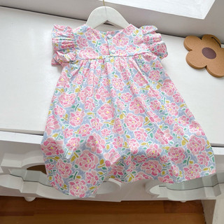 Váy bé gái cánh tiên hoa Hồng 1-7 tuổi (9-26kg) N0097