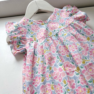 Váy bé gái cánh tiên hoa Hồng 1-7 tuổi (9-26kg) N0097
