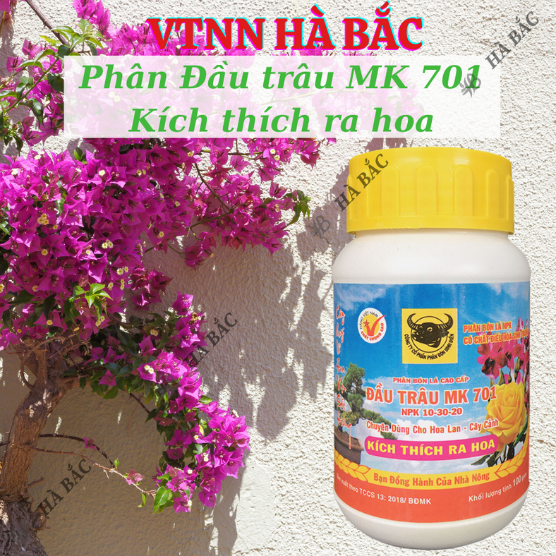 Phân bón lá Đầu Trâu 501 - 701 - 901 (hũ 100gram), dùng được cho mọi giai đoạn của cây trồng -  Hàng giá tốt nhất