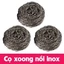 03 Miếng Cọ Xoong Nồi Bằng Thép Không Gỉ Đa Năng, Miếng Rửa Bát Bằng Lưới, Miếng Chà Xoong Nồi