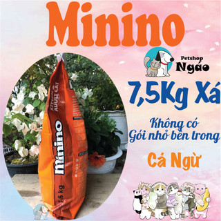 Thức Ăn Hạt Minino Vị Cá Ngừ Túi Lớn 7.5kg Dành Cho Mèo Mọi Lứa Tuổi (Bao Xá Tiết Kiệm)