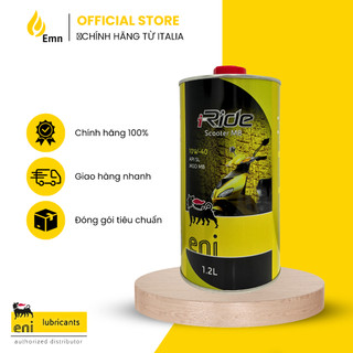 (Nhập khẩu) (1.2L) Nhớt Eni I-Ride Scooter 10W40 chuyên dụng cho xe Vespa/Piaggio
