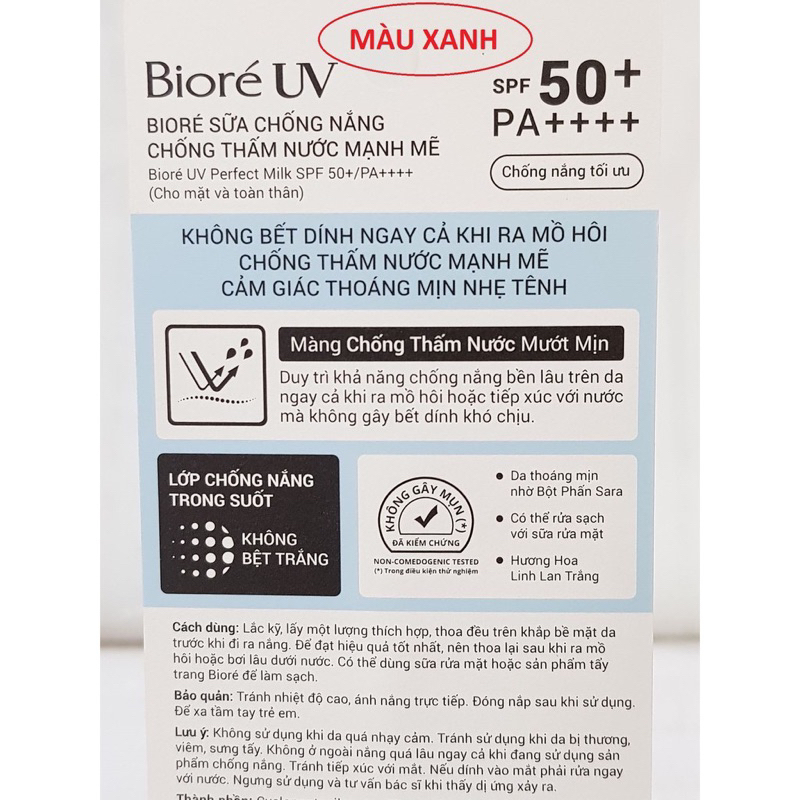 Kem Chống Nắng Biore Bright Milk SPF 50+ 30ml Hồng(Dành Cho mặt)