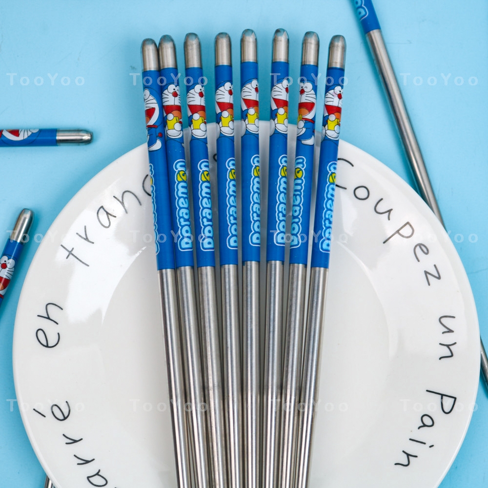 Đũa inox Doraemon dễ thương cute TooYoo BK00698 | Shopee Việt Nam