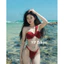 Bikini 2 mảnh đồ bơi áo tắm chéo vai quần khoe Mông .HÌNH Thật ( sẵn hàng - hỏa tốc)