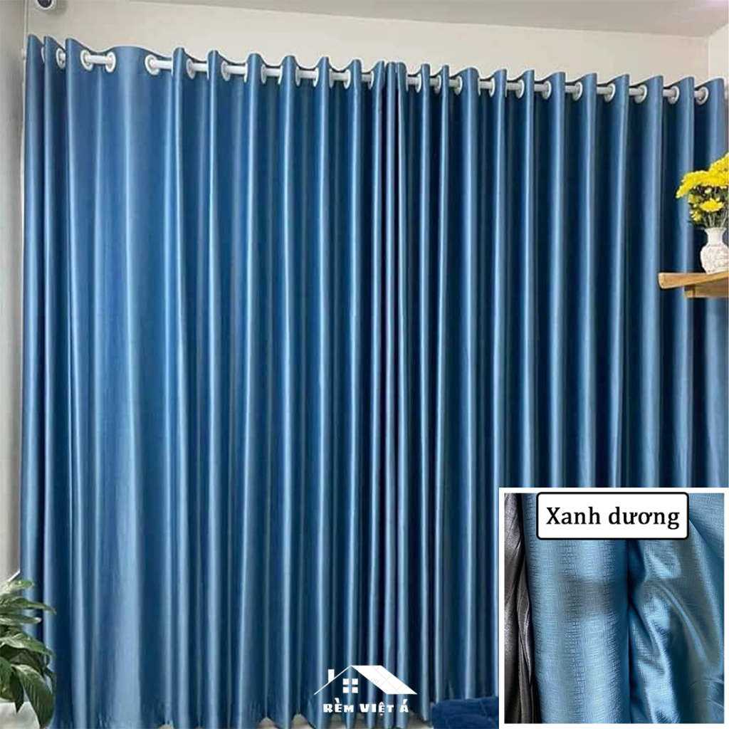 Rèm Lỗ Khoen May Sẵn { Rộng 1,3m x cao 1,8m }Treo Cửa Sổ, Đa Dạng Màu ...