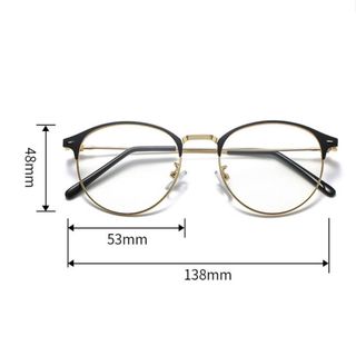 Kính đổi màu nửa gọng cao cấp chống ánh sáng xanh và tia UV, Mắt kính thời trang nam nữ Styley K028