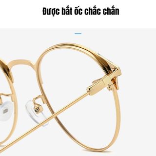 Kính đổi màu nửa gọng cao cấp chống ánh sáng xanh và tia UV, Mắt kính thời trang nam nữ Styley K028