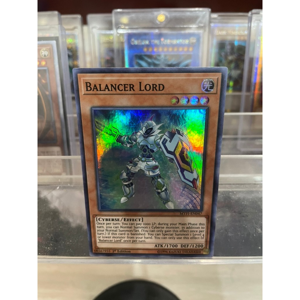 Thẻ bài Balancer Lord - MYFI-EN047 - Super Rare 1st Edition | Shopee ...