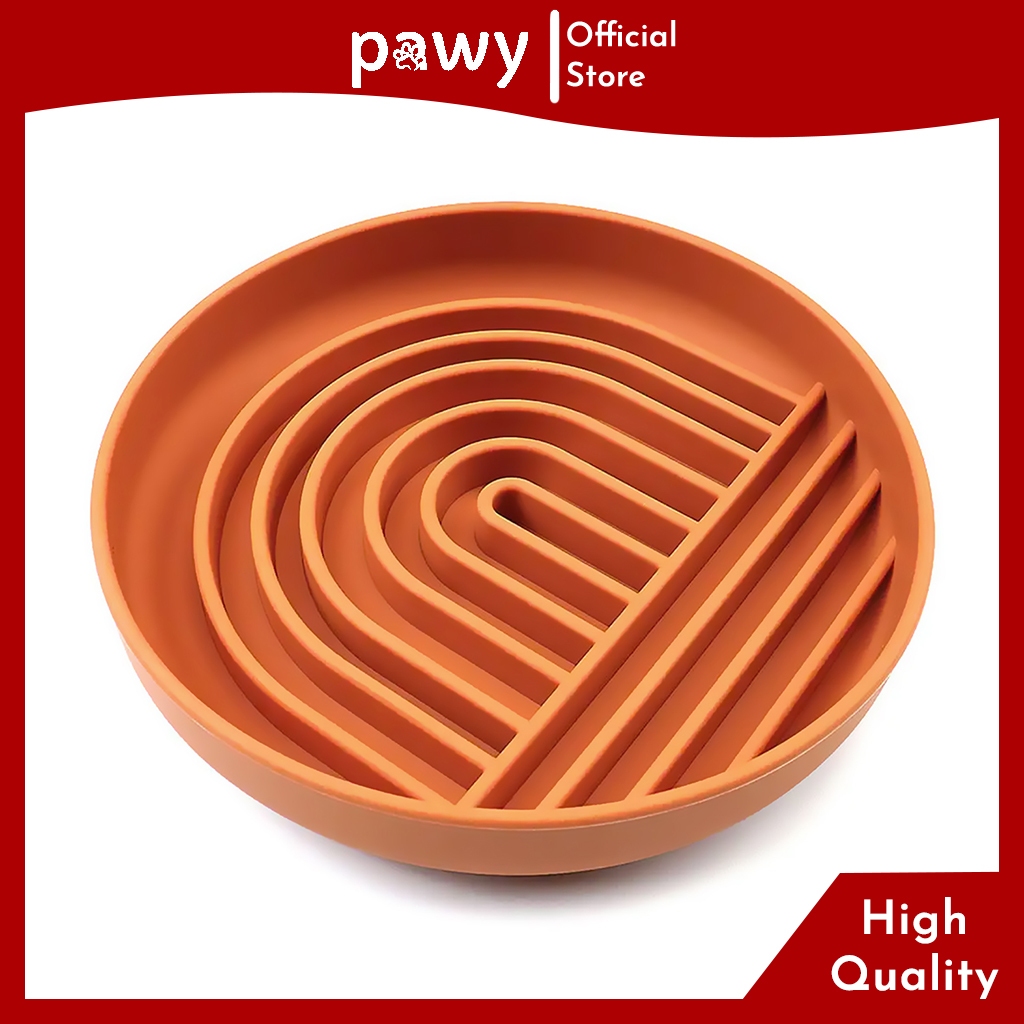 Ảnh Bát Ăn Chậm Cho Chó Mèo Silicone Cao Cấp Pawy - Nhiều Màu - Tô Cho Chó Mèo Ăn Chậm - Dog Slow Feeder Bowl Đường Kính 19c 3