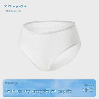 Quần lót dùng 1 lần chất liệu Cotton cao cấp đáy quần kháng khuẩn hộp 5 quần đủ size