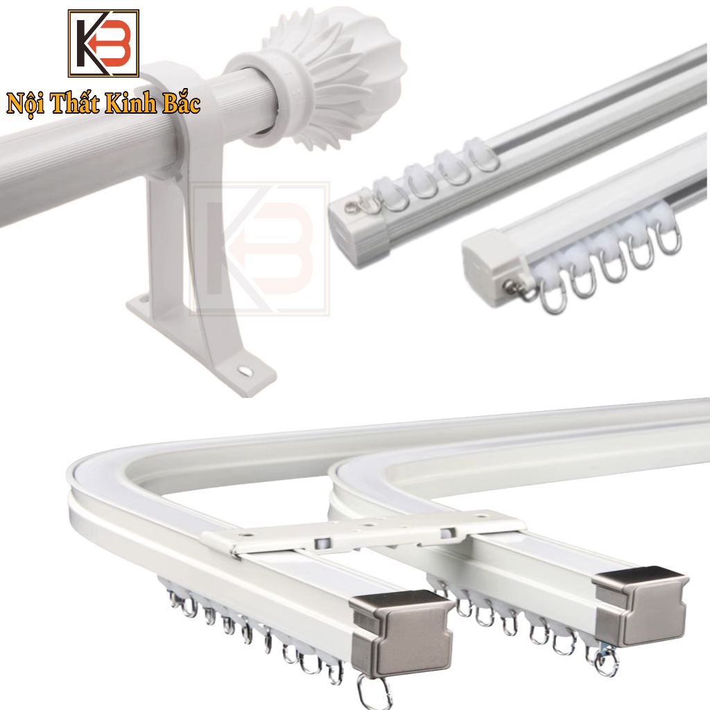 KB-Khung Ray treo rèm,Thanh treo rèm nhôm hợp kim cứng cáp | Shopee ...