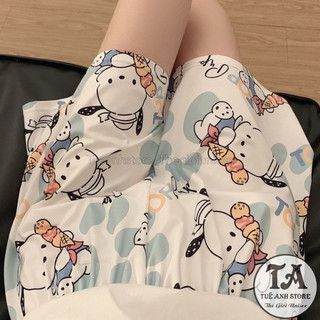 Quần Short Đùi Cartoon In Họa Tiết Dễ Thương Unisex Nam Nữ - Quần Đùi Hoạt Hình Nhiều Mẫu Freesize đến 65kg TUEANHSTORE