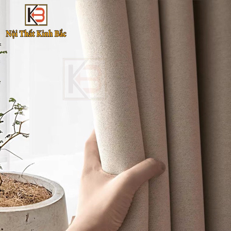[Rèm Cản Nhiệt KB03] Rèm cửa vải thô che nắng, Rèm vải dệt 5 lớp che ...