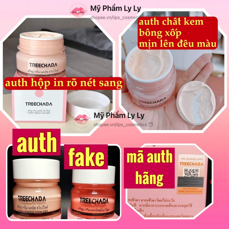 KEM NỀN MAKEUP DƯỠNG DA TREE CHADA Thái Lan