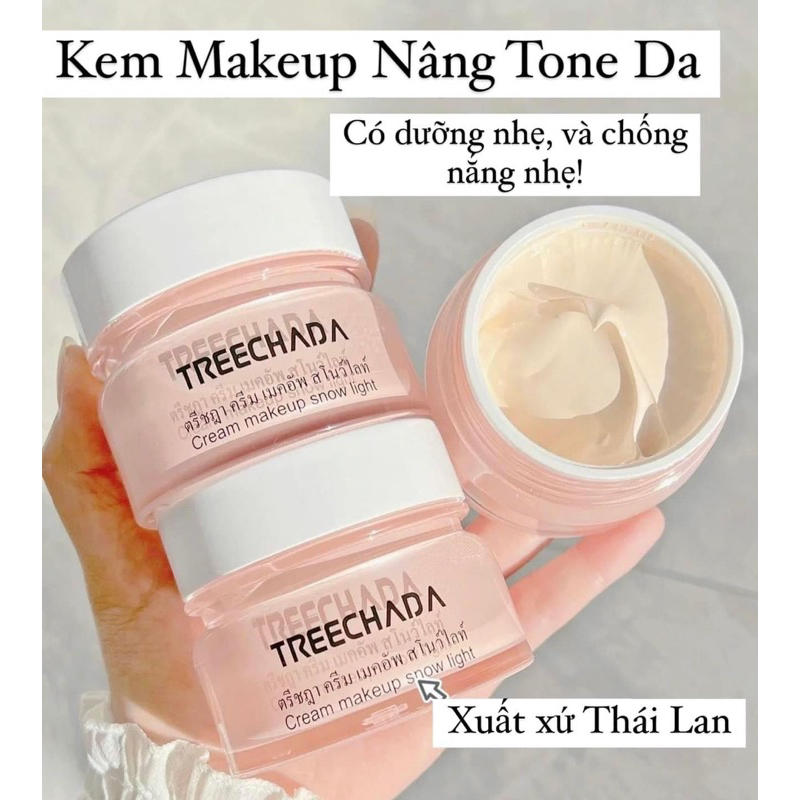 KEM NỀN MAKEUP DƯỠNG DA TREE CHADA Thái Lan
