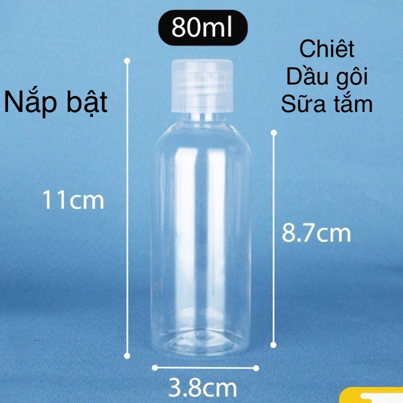 Chai lọ chiêt mỹ phẩm dầu gội xả, kem ủ, tinh dầu dưỡng tóc, nước hoa, sữa tắm mini tiện lợi du lịch