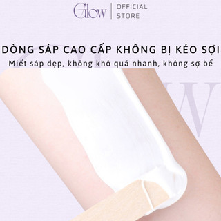 Combo 300Gr Sáp Wax Lông Sữa Dừa Premier Cao Cấp GLOW WAXING + Mỡ Trăn Nguyên Chất 10ml CHE TÊN