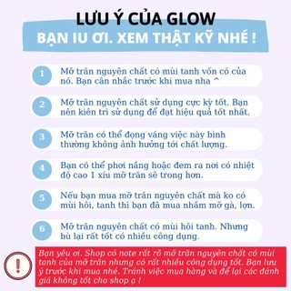 Combo 300Gr Sáp Wax Lông Nóng Mật Ong Sữa Dừa GLOW WAXING+ Mỡ Trăn Nguyên Chất 100% 10ml CHE TÊN