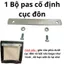 Bộ pas rời cố định cục đôn trên baga xe máy