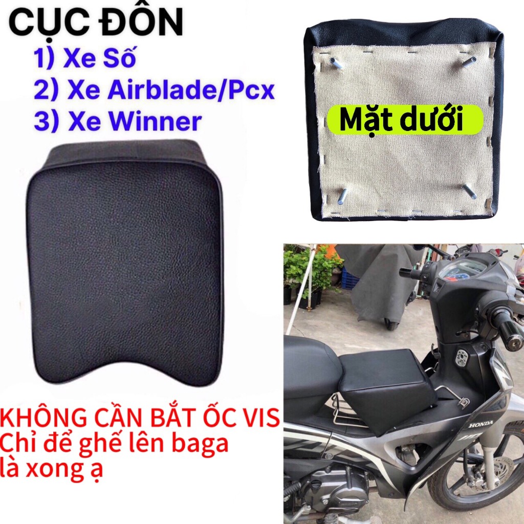 [ PAS CỤC ĐÔN ] Bộ pas rời cố định cục đôn trên baga xe máy