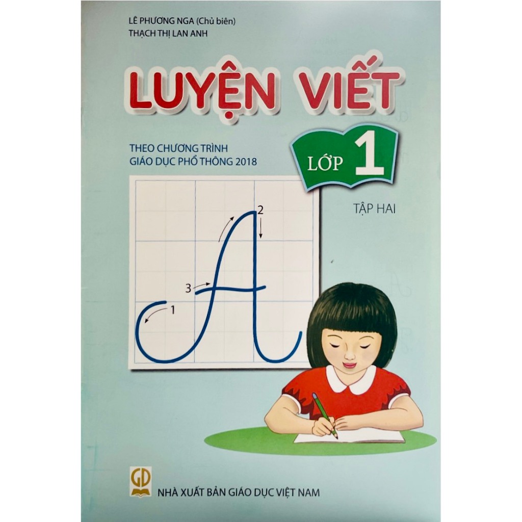 Ảnh Sách - Luyện viết lớp 1 tập 1+2 (Theo chương trình Giáo dục phổ thông 2018) 1