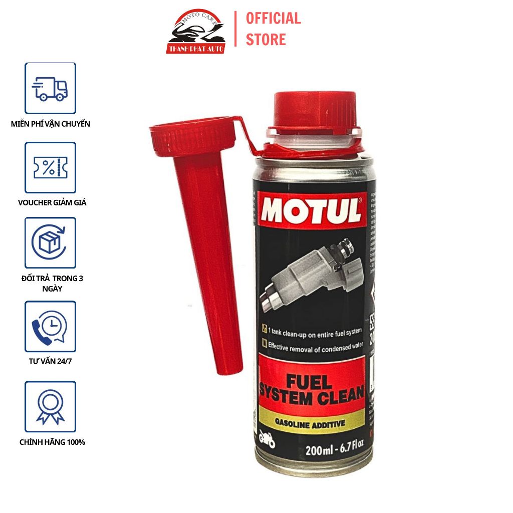 Vệ sinh phun xăng Motul Fuel System Clean Moto 200ml Shopee Việt Nam