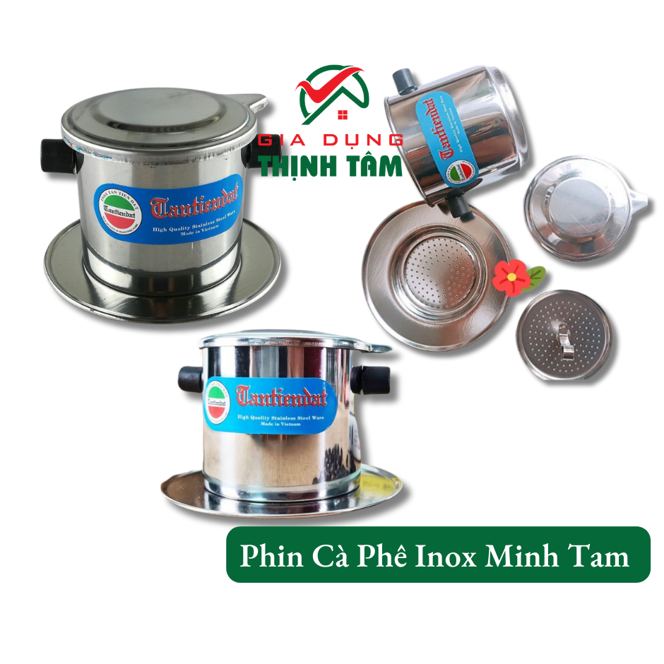 [THỊNH TÂM] Phin Fin Cà Phê Inox Minh Tam 10cm 200gram | Shopee Việt Nam