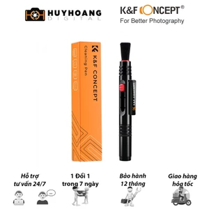 Bút lau lens K&F CONCEPT 2 đầu | Chính hãng SKU.1691