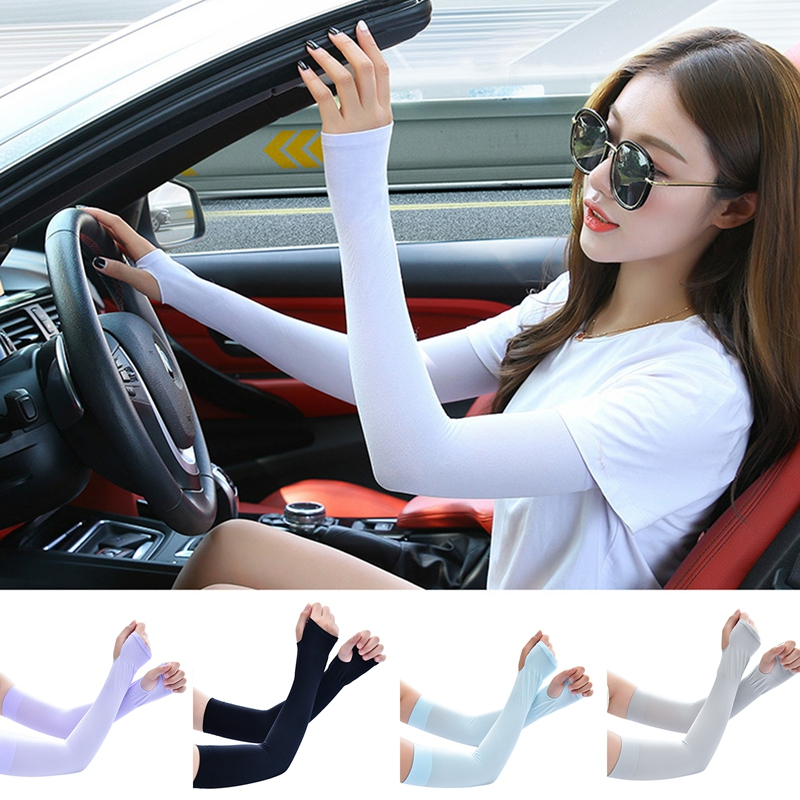 SET 2 Đôi Ống Tay Chống Nắng, Găng Tay Chống Nắng Hàn Quốc Let's slim Mềm Mát Đẹp GANGTAY03