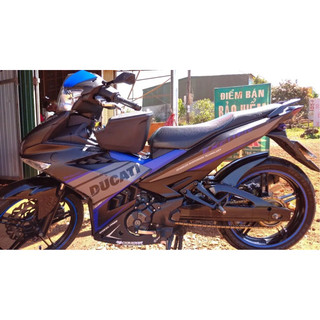 Tem trùm Dán Xe Exciter 150 Mẫu ducati Special Edition đen Xanh Cực Hot, Hàng 3 Lớp Chất Lượng Cao .Team Decal