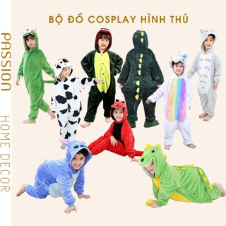 Bộ Đồ Hình Thú Cho Bé Đồ Cosplay Cho Bé Hóa Trang Khủng Long