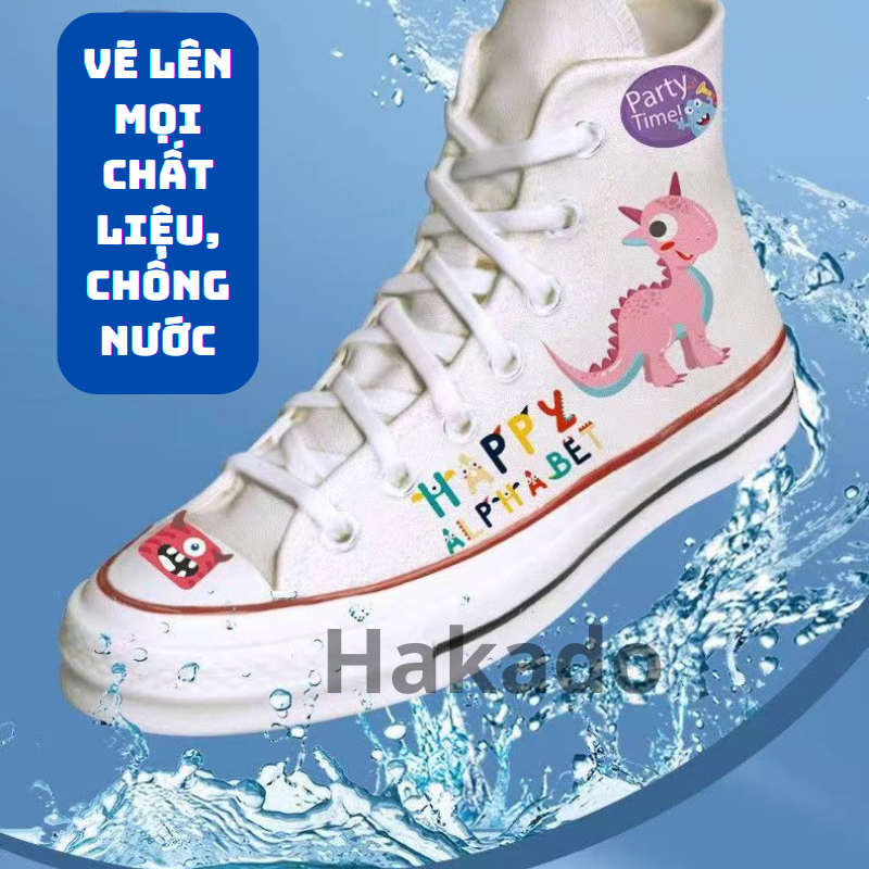 Bút Màu 80 120 Acrylic Marker Bản Mới Vẽ Áo, Giầy, Thủy Tinh Nhiều Chất Liệu Khác - Đồ Chơi Cho Bé PUKAPI