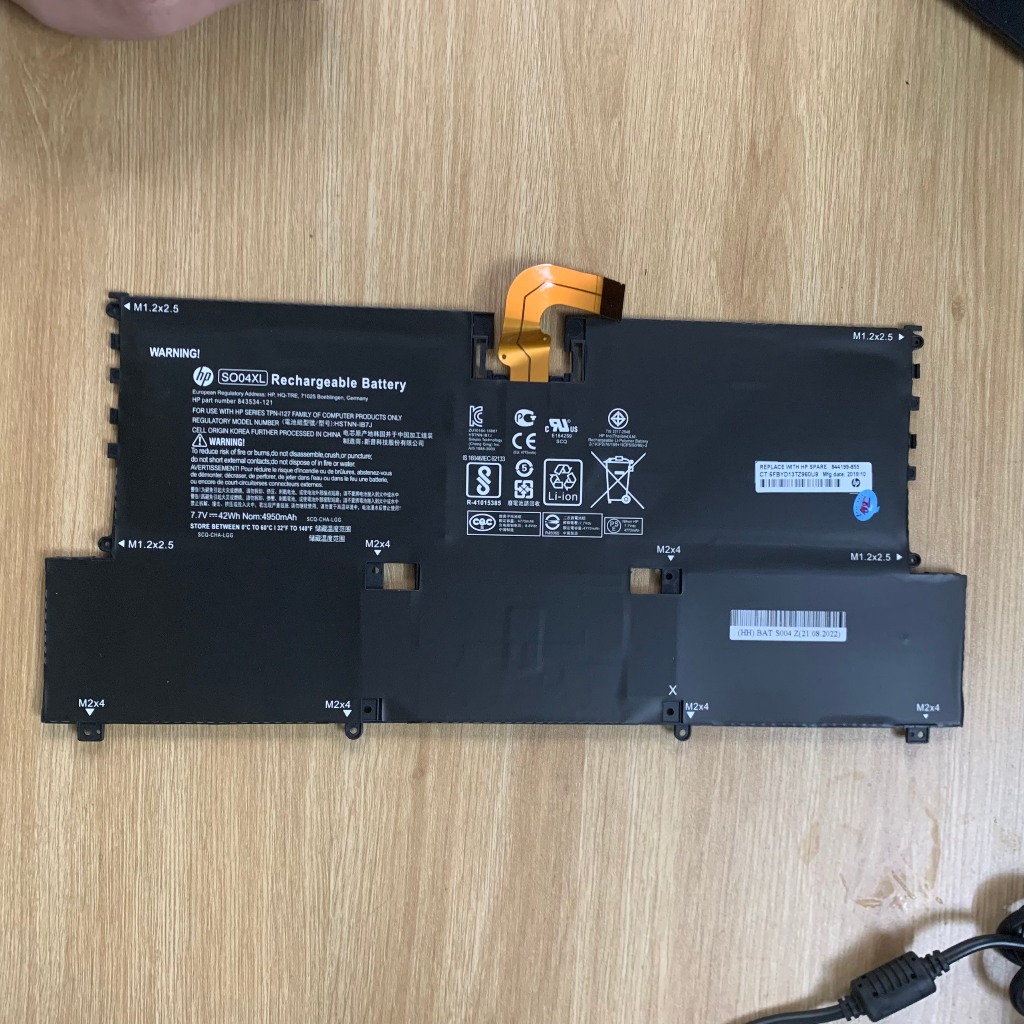 PIN HP SPECTRE 13-V000 SO04XL ZIN 4 CELL Spectre 13 13-V000, 13-V015TU, 13-V014TU, SO04XL
