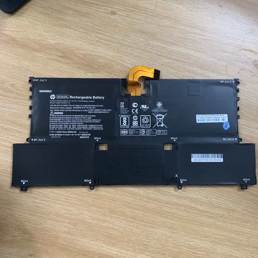 PIN HP SPECTRE 13-V000 SO04XL ZIN 4 CELL Spectre 13 13-V000, 13-V015TU, 13-V014TU, SO04XL
