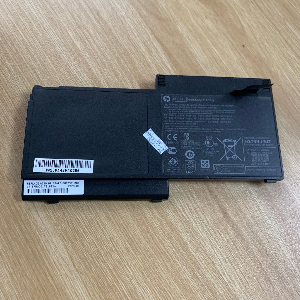 PIN HP 820 G1 SB03XL ZIN 3 CELL CHO HP Elitebook 820 G1, 820 G2, SB03XL SB03046XL