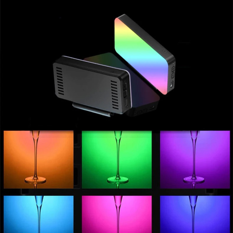 Đèn RGB trợ sáng Z1 hỗ trợ quay video, chụp ảnh kèm theo phụ kiện gắn đèn