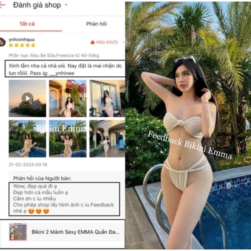 Bikini Buộc Nơ – Thời Trang Biển Mới