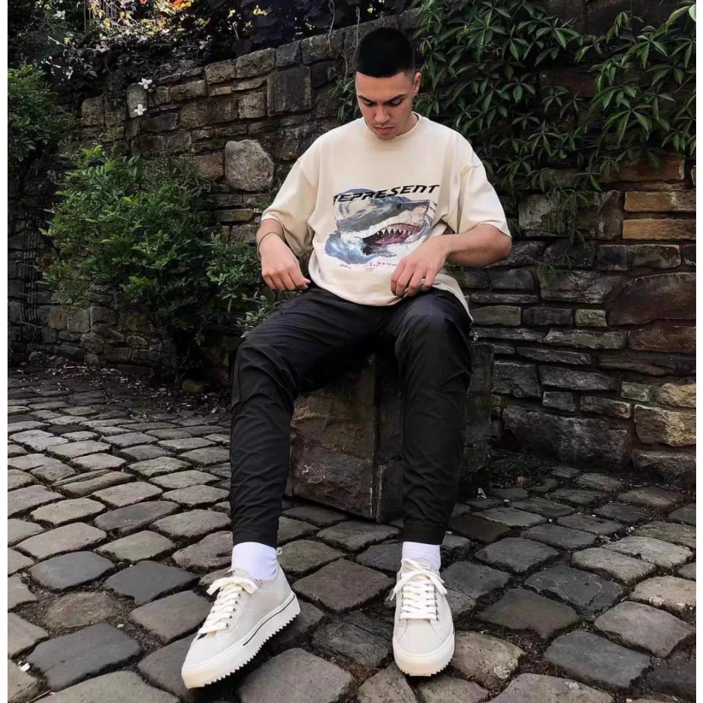 [VẢI 250 GSM] Áo Thun Shark Cá Mập Unisex Form Rộng Vải 250GSM 100% Cotton Premium Cao Cấp - AP682