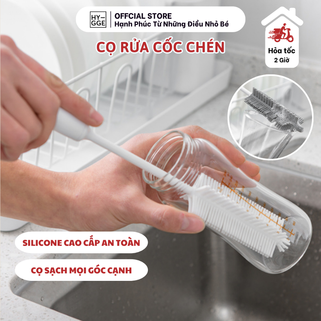 Cọ Rửa Cốc Chén, Bình Sữa Silicon Đa Năng An Toàn Tiện Lợi | Chổi Cọ ...