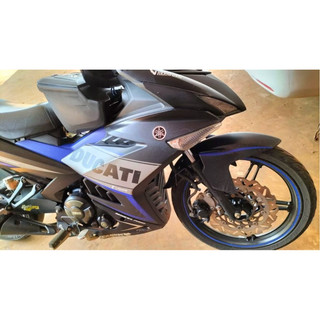 Tem trùm Dán Xe Exciter 150 Mẫu ducati Special Edition đen Xanh Cực Hot, Hàng 3 Lớp Chất Lượng Cao .Team Decal