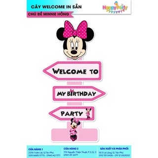 Cây welcome trang trí
