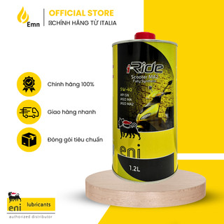 (Nhập khẩu) Nhớt Eni I-Ride Scooter MA2 5W40 lon 1.2L (Full synthetic)