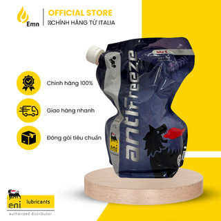 (Nhập khẩu Ý) Nước Mát pha sẵn ENI ANTIFREEZE BIKE S 1L, màu hồng