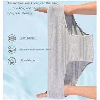 Quần lót nam dùng 1 lần hộp 5 quần màu xám có đủ size